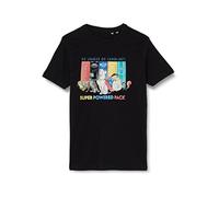 DC Comics BOSUPETTS007 T-Shirt, Schwarz, 8 Jahre, Jungen, Schwarz, 8 Jahre
