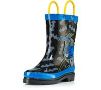 DC Comics Boys Batman Character Printed Rubber Rainboots - Easy-on, size 2 little kid