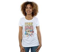 DC Comics Damen Wonder Woman Femme Power T-Shirt Medium Weiß