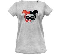 dc comics Damen Woquinots112 T-Shirt, Grau meliert, Large