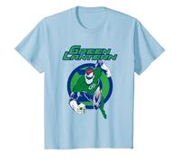 DC Comics Green Lantern Leap T-Shirt, Kinder, Himmelblau, 98