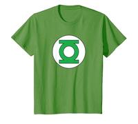 DC Comics Green Lantern Logo T-Shirt, Kinder, Hellgrün, 98