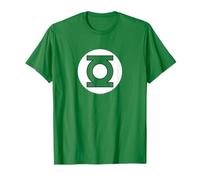 DC Comics Green Lantern Logo T-Shirt, Unisex-Erwachsene und Kinder, Grün, S