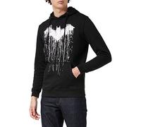 DC Comics Herren Batman Paint Kapuzenpullover, Schwarz (Black Blk), L EU