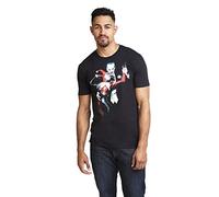 DC Comics Herren Joker & Harley T-Shirt, Schwarz (Black Blk), X-Large