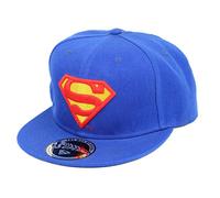 DC Comics Herren Superman Baseball Cap - Classic Logo Herren Snapback Cap Blau