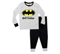 DC Comics Jungen Batman Schlafanzug Slim Fit Grau 128