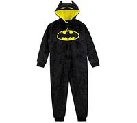 DC Comics Jungen Batman Schlafoveralls Schwarz 128