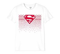 DC Comics Jungen Bosupmsts006 T-Shirt, weiß, 6 Jahre