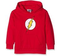 DC Comics Jungen Regular Fit T-Shirt Distressed Flash Logo, Rot (Red Red), 13-14 jahre (Herstellergröße: 3XL)