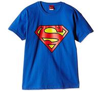 DC Comics Jungen Superman Logo Shirt ,Blau (Königsblau),3-4 Years(Herstellung größe:3-4 Jahre)
