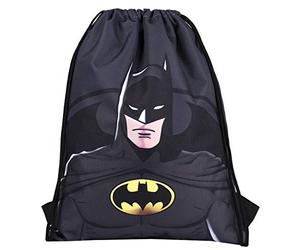 DC Comics - Kinder-Batman-Tasche mit Kordelzug, Schultasche für Kinder, offizielles Merchandise-Geschenk für Jungen