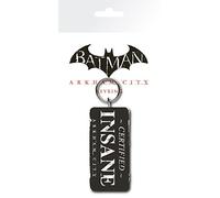 DC Comics KR0007 Batman Arkham City, Certified Insane Schlüsselanhänger, mehrfarbig