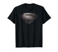 DC Comics Man of Steel Desaturated Classic T-Shirt - Unisex Erwachsene - Schwarz - S