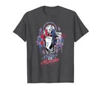 DC Comics Suicide Squad Daddys Lil Monster T-Shirt, Herren, Anthrazit Meliert, S