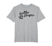 DC Comics Suicide Squad Daddys Lil Monster T-Shirt, Herren Große Größen, Grau Meliert, 3X Tall