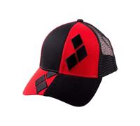 DC Comics Suicide Squad - Harley Quinn rot und schwarz Trucker Cap