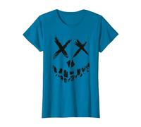 DC Comics Suicide Squad Skull Face T-Shirt, Damen, Saphir, XXL