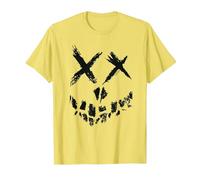 DC Comics Suicide Squad Skull Face T-Shirt, Herren, Gelb, M