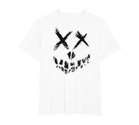 DC Comics Suicide Squad Skull Face T-Shirt, Herren Große Größen, Weiß, 2X Tall