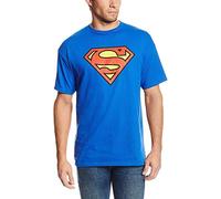 DC Comics Superman Classic Logo Herren T-Shirt Königsblau, königsblau, L