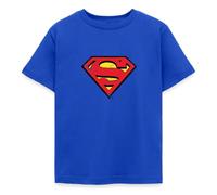 DC Comics Superman Logo Used Look Karneval Kinder T-Shirt