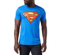 DC COMICS T-Shirt Superman Logo royalblau M
