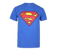 DC Comics T-Shirt Superman Logo Royalblau M