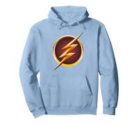 DC Comics The Flash Emblem Pullover Hoodie, Unisex für Erwachsene, Taubenblau, M