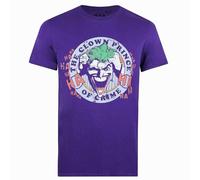 DC Comics The Joker Smile Emblem Herren Lila T-Shirt S