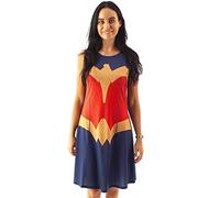 DC Comics Wonder Frau Kleid Cosplay Frauen Rot oder Blau Damen Dress Up Outfit S