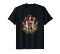 DC Comics Wonder Woman Movie T-Shirt, Unisex-Erwachsene, Schwarz, S, Klassisch, Kurzarm, Crew-Ausschnitt