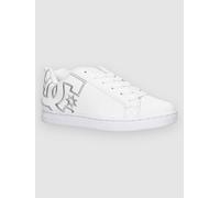 DC SHOES Damen Court Graffik Sneaker, White/M Silver, 41 EU