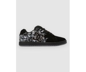 DC Gaveler Skateschuhe black / dk grey print Gr. 11.0