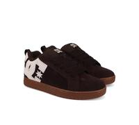DC Shoes Herren Court Graffik Skate-Schuh, Braun/Gum, 44.5 EU