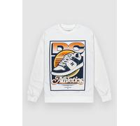 Sweatshirt DC SHOES "Manteca Tribute", Herren, Gr. L, weiß, 55% Baumwolle, 25% Baumwolle, 20% Polyester, Sweatshirts (12196321-L) weiß