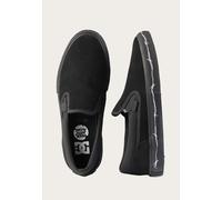 DC - Manual Slip-On Black Print - Schuhe - Schwarz - EU 44,5 - Textile, Leather/Textile/Gummi Schwarz EU 44,5