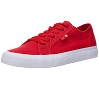 DC Manueller Herren-Skateschuh mit niedrigem Oberteil, veganfreundlich, rot, 34.5 EU