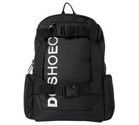 Dc shoes Chalkers 4 Rucksack für Skate, hohe Qualität, mit Taschen und Fliegen, 28 Liter, Schwarz / Weiß