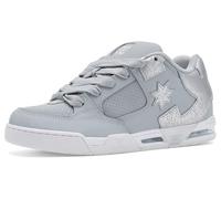 Sneaker DC SHOES "Command", Damen, Gr. 6,5(37,5), grau, silber, Obermaterial:52.53% Leder + 47.47% Synthetic., Schuhe Sneaker (59054455-6,5) grau, silber