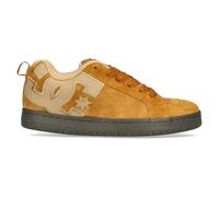 Sneaker DC SHOES "Court Graffik", Herren, Gr. 9,5(42,5), braun (braun, gum), 57.05% Leder, 28.2% Synthetikmaterial, 13.87% Polyester, 0.88% Textil, Schuhe Sneaker (64851555-9,5) braun, gum
