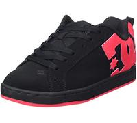 DC Shoes Court Graffik Damen Sneaker, Black Hot Pink, 43 EU