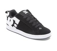 DC Shoes Court Graffik Damen Sneaker, Black White Stencil, 40 EU