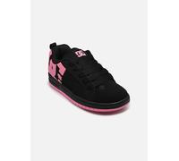 Sneaker DC SHOES "Court Graffik", Mädchen, Gr. 2(33), schwarz, pink, Obermaterial: Leder / Futter: Textil / Außensohle: Gummi., Schuhe Sneaker (39003329-2) schwarz, pink