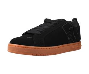 DC Shoes Court Graffik - Leather Shoes for Men - Lederschuhe - Männer - 43 - Schwarz,