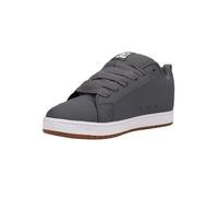 DC Court Graffik Herren Low Top Sneaker Skate-Schuhe mit Belüftungslöcher Echtleder-Schuhe 300529 Grau 44