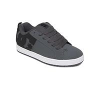 DC Shoes Lederschuhe Court Graffik – Herren – Größe 45 – Grau