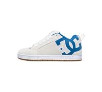 DC Shoes Court Graffik - Leather Shoes for Men - Lederschuhe - Männer - 45 - Weiss