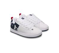 DC Shoes Court Graffik - Leather Shoes for Men - Lederschuhe - Männer - 46.5 - Weiss,
