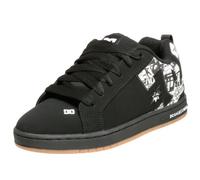 DC Shoes Court Graffik - Low-Top Shoes for Men, Skateboardschuhe, Schwarz (Black/Black/Black 3BK), 36 EU (3 UK)